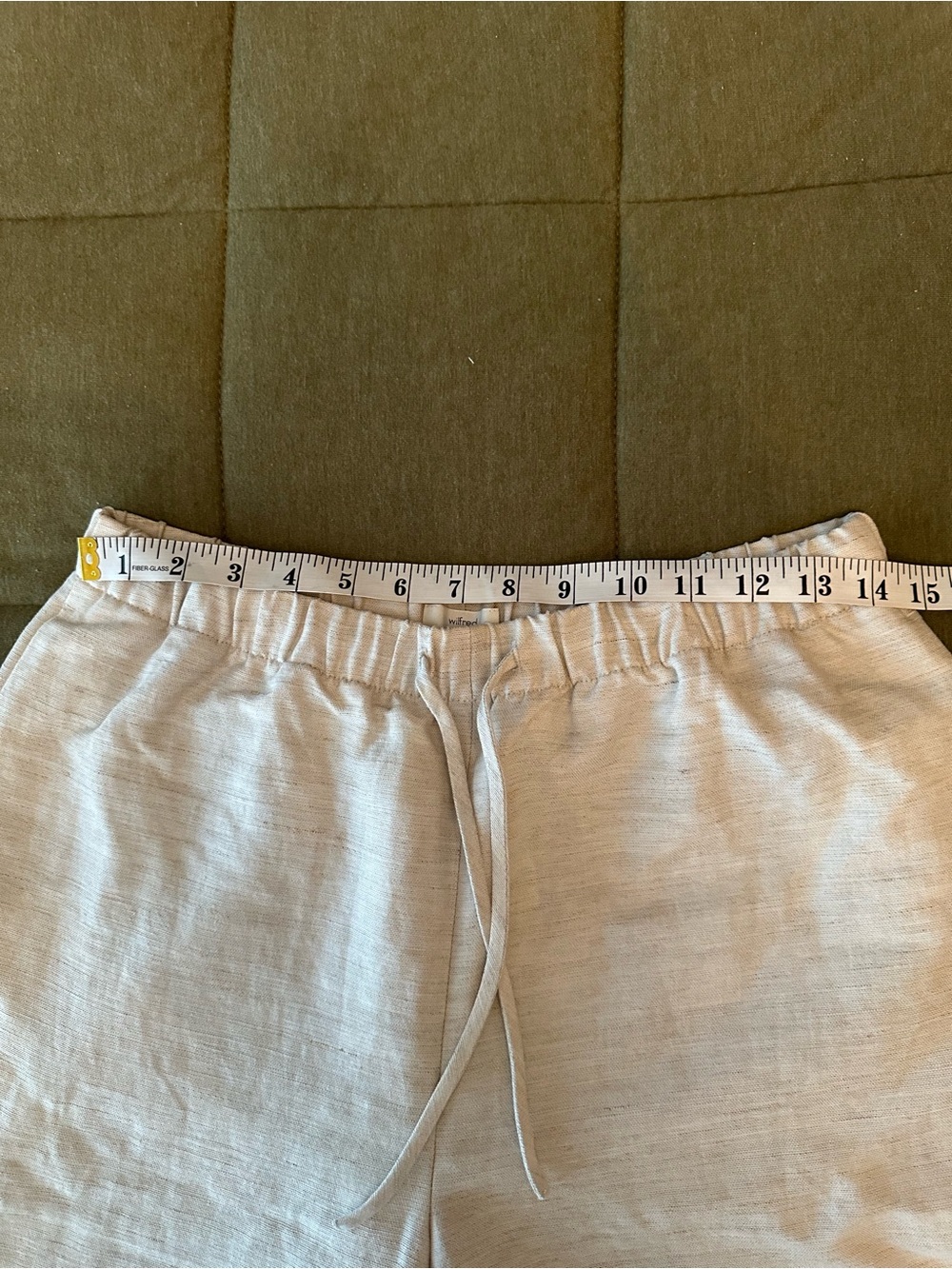 Aritzia Wilfred NWT Lodge Pants in CruiseLinen Fabric - Picture 9 of 12